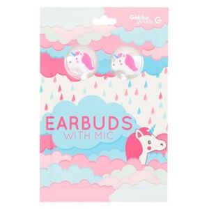 New in Box Gabba Goods Unicorn Earbuds with Mic